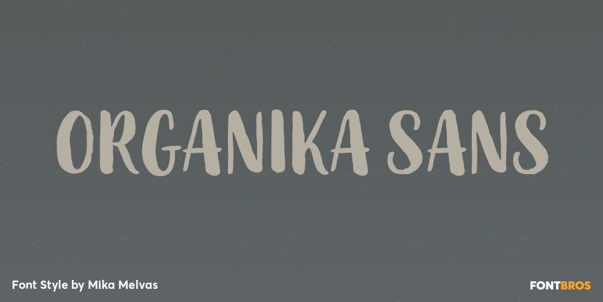 Organika Sans Poster