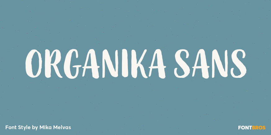 Organika Sans Poster