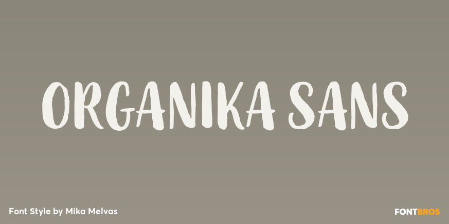 Organika Sans Poster