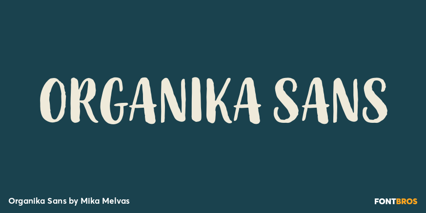 Organika Sans Poster