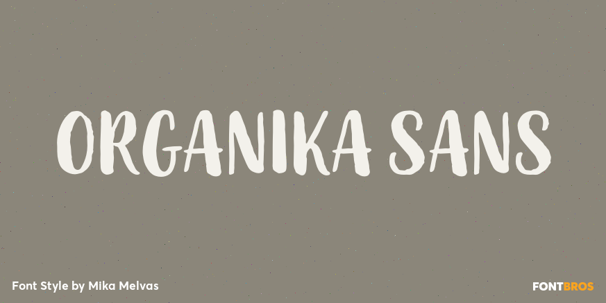 Organika Sans Poster