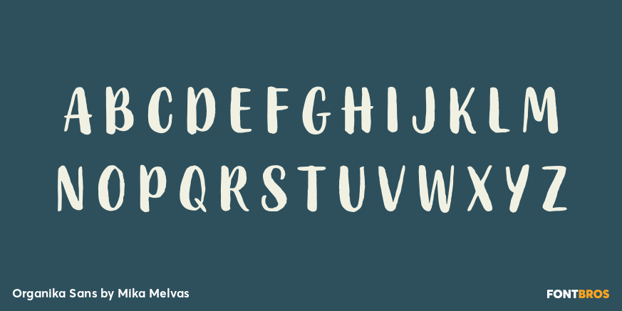 Organika Sans Font Poster #2