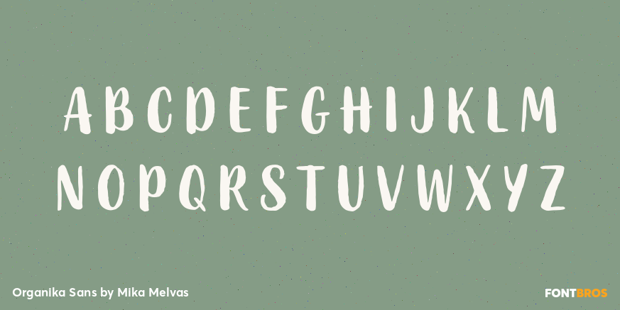Organika Sans Font Poster #3