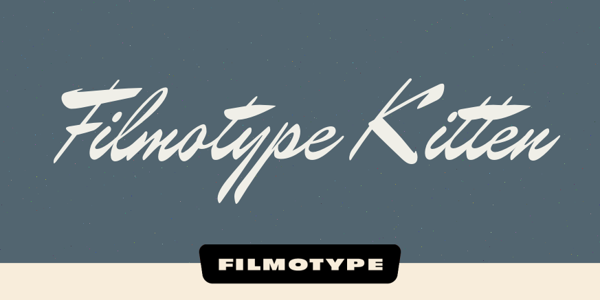 Filmotype Kitten Font Family
