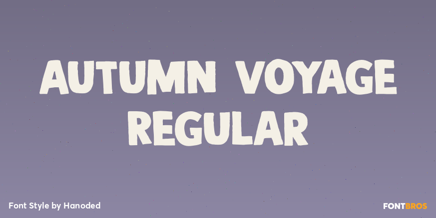 Autumn Voyage Regular Poster