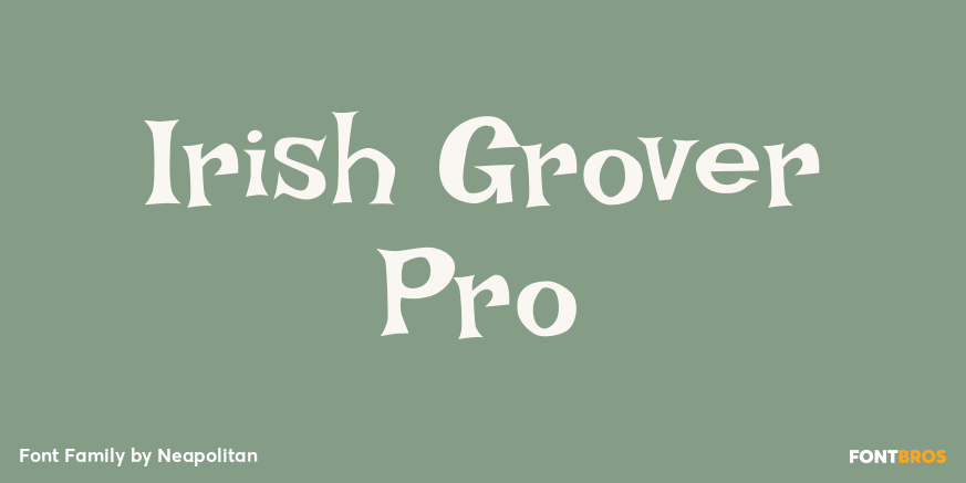 Irish Grover Pro Poster