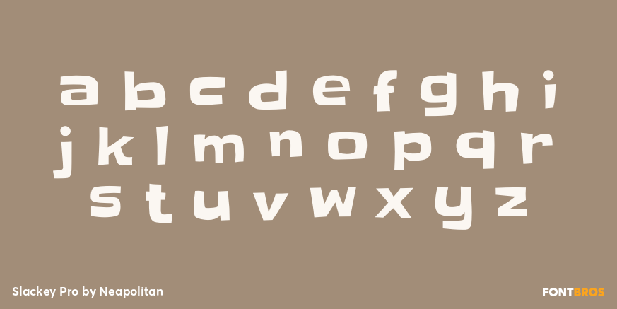 Slackey Pro Font Poster #3
