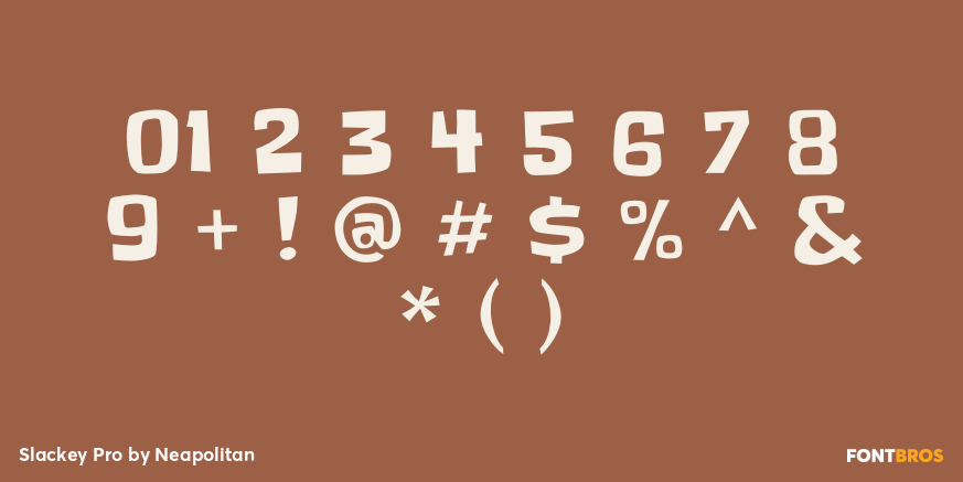 Slackey Pro Font Poster #4
