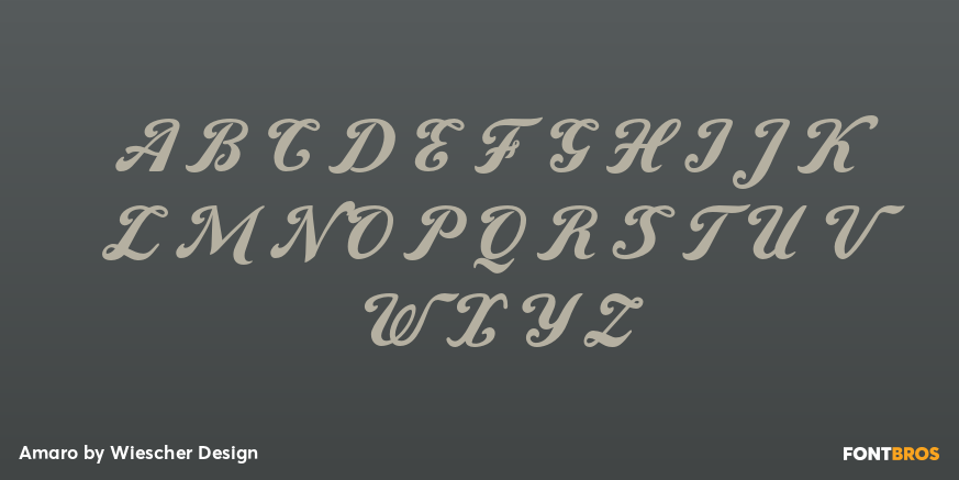 Amaro Font Poster #2