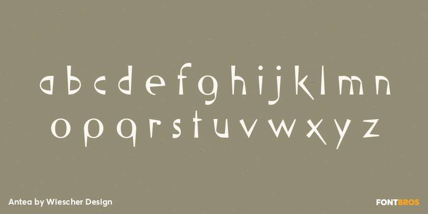 Antea Font Poster #3