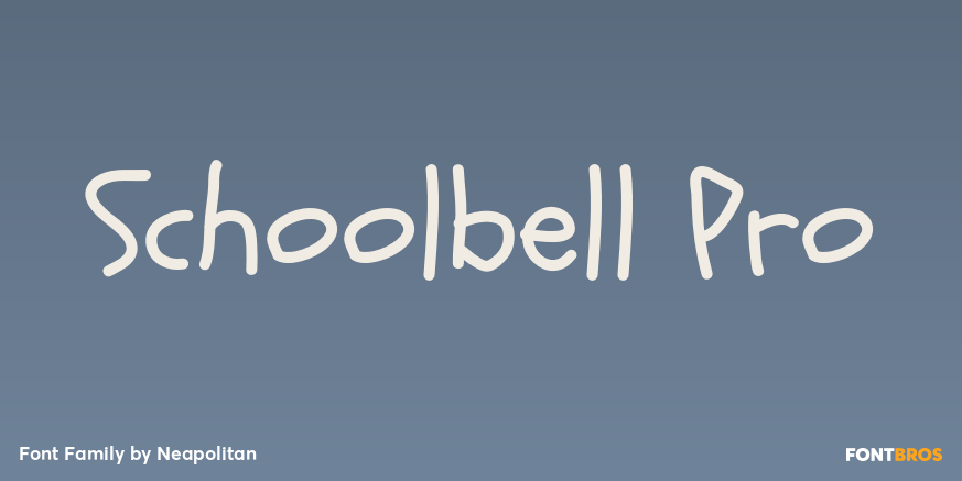Schoolbell Pro Font Poster #1