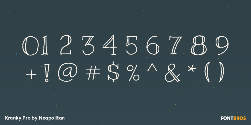 Kranky Pro Font Poster #4
