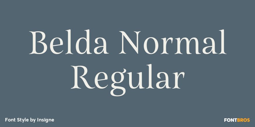 Belda Normal Regular Font Poster #1