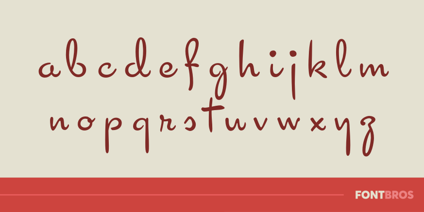 Cocktail Script Font Poster #3