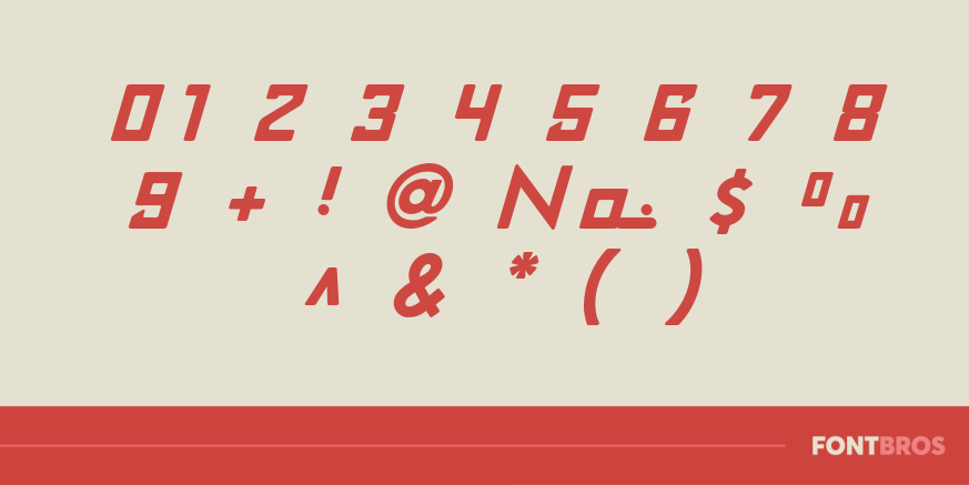 Continental Railway Font Poster #4