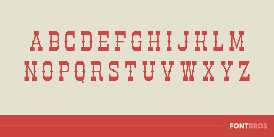 Country Store Font Poster #2