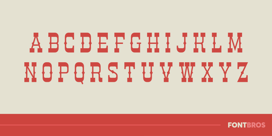 Country Store Font Poster #3