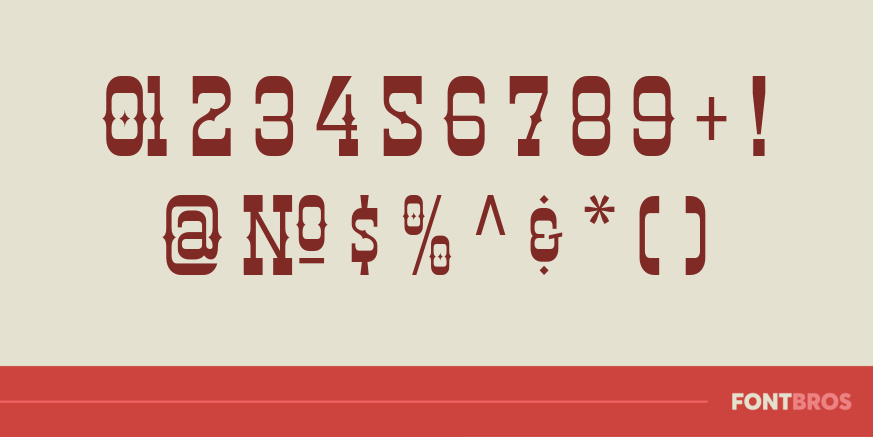 Country Store Font Poster #4