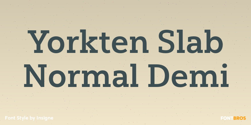 Yorkten Slab Normal Demi Poster
