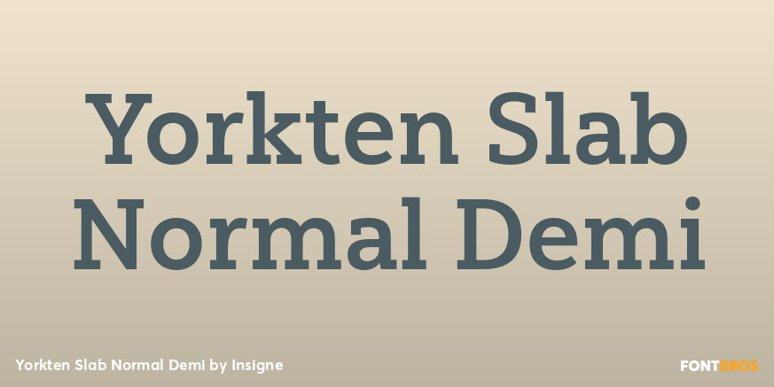 Yorkten Slab Normal Demi Poster
