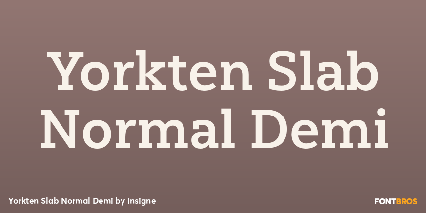 Yorkten Slab Normal Demi Poster