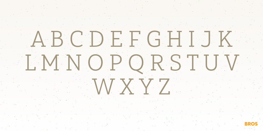 Yorkten Slab Normal Light Font Poster #2