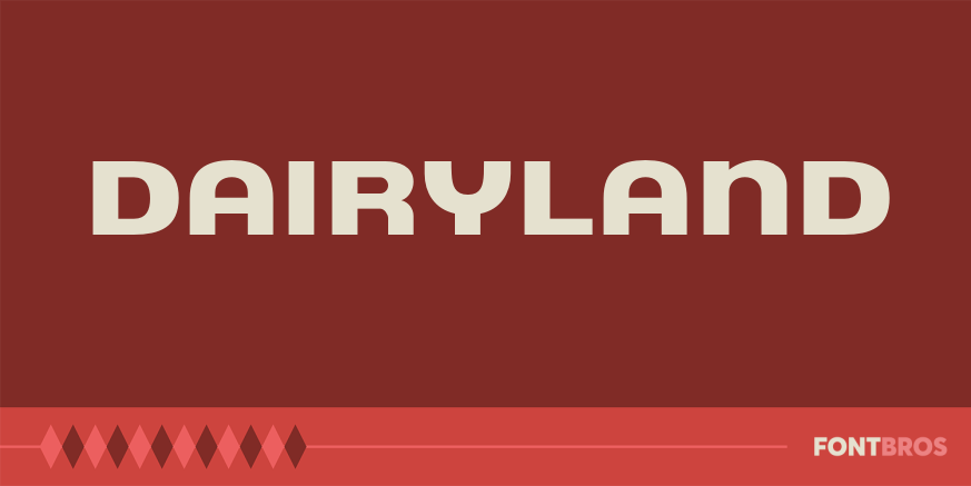Dairyland Font Poster #1