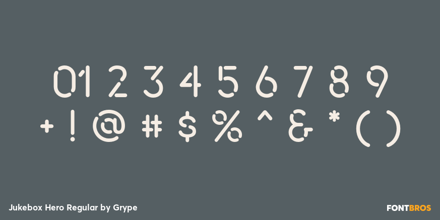 Jukebox Hero Regular Font Poster #4