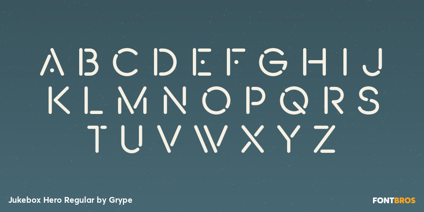 Jukebox Hero Regular Font Poster #1