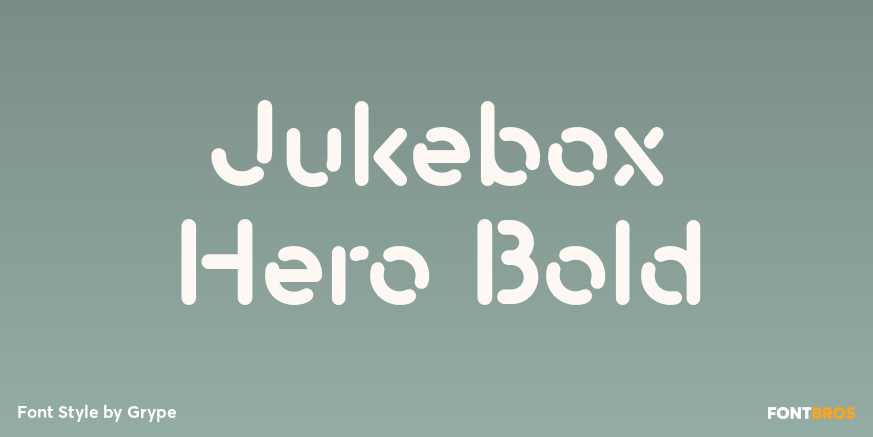Jukebox Hero Bold Font Poster #1