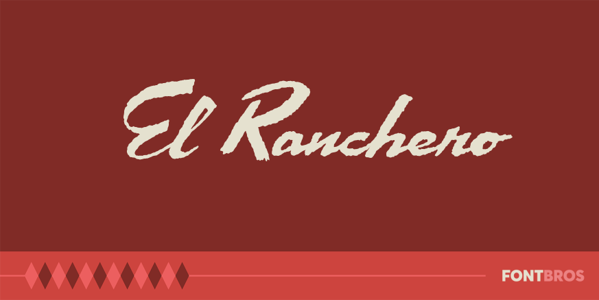 El Ranchero Font Poster