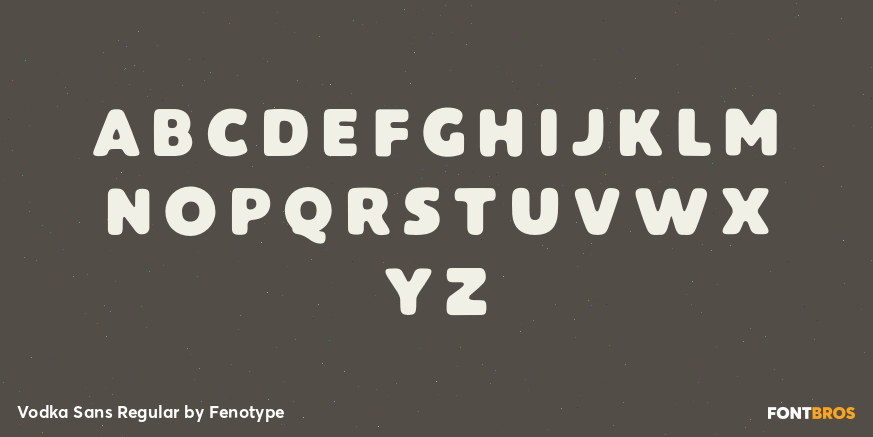 Vodka Sans Regular Font Poster #2