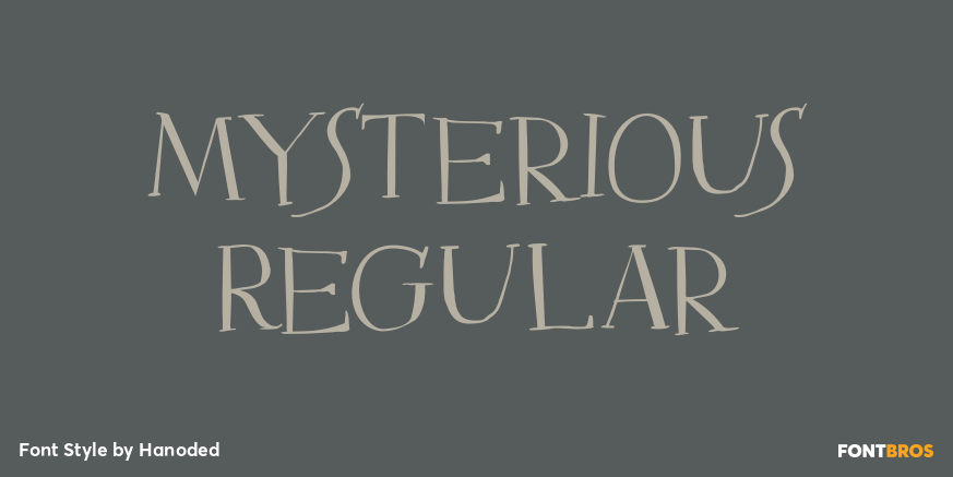 Mysterious Regular Poster