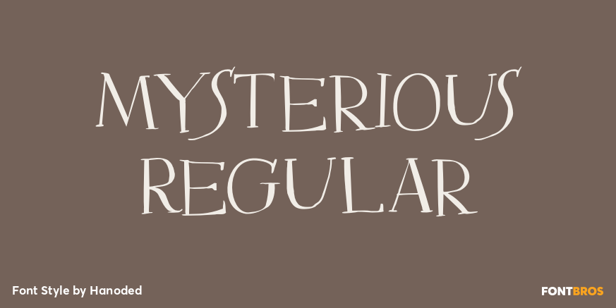 Mysterious Regular Poster