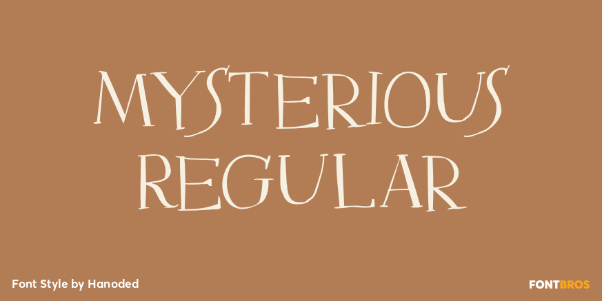 Mysterious Regular Poster