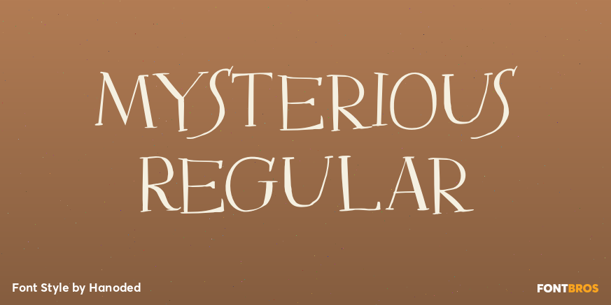 Mysterious Regular Poster