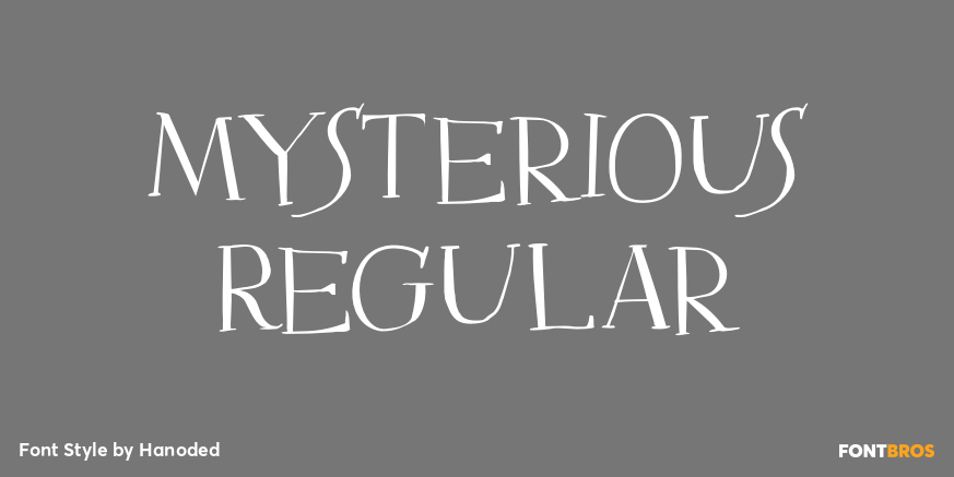 Mysterious Regular Poster