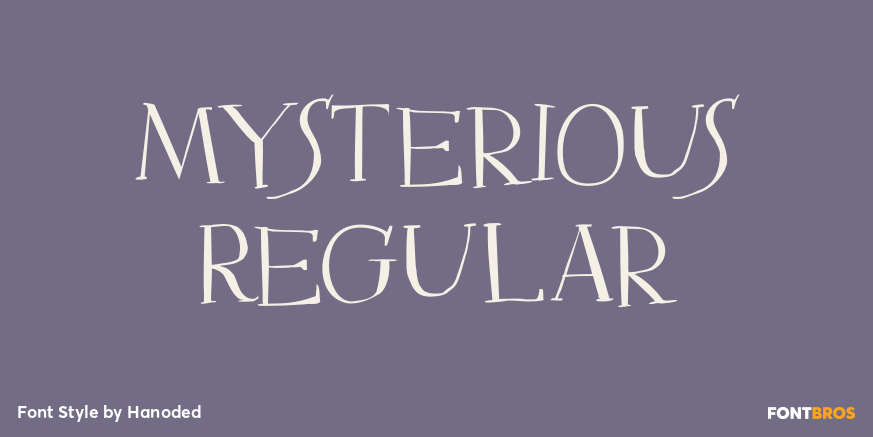 Mysterious Regular Poster