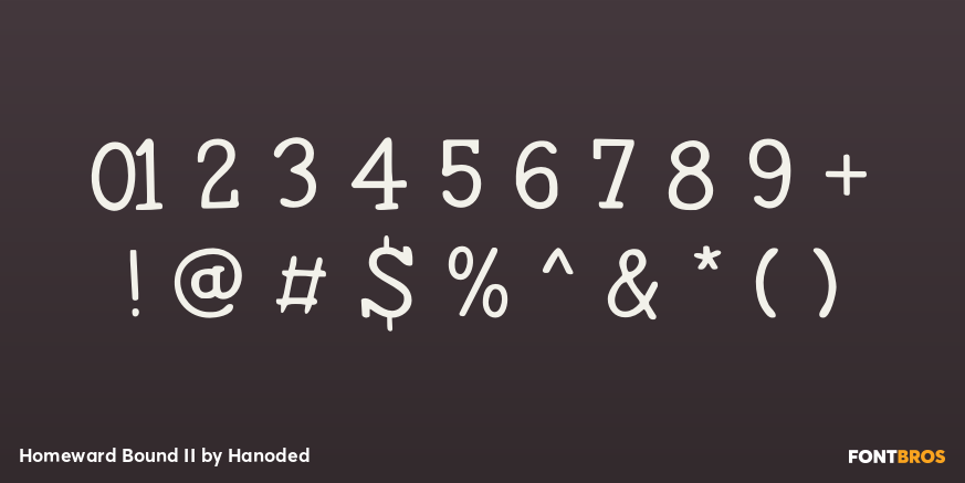 Homeward Bound II Font Poster #4