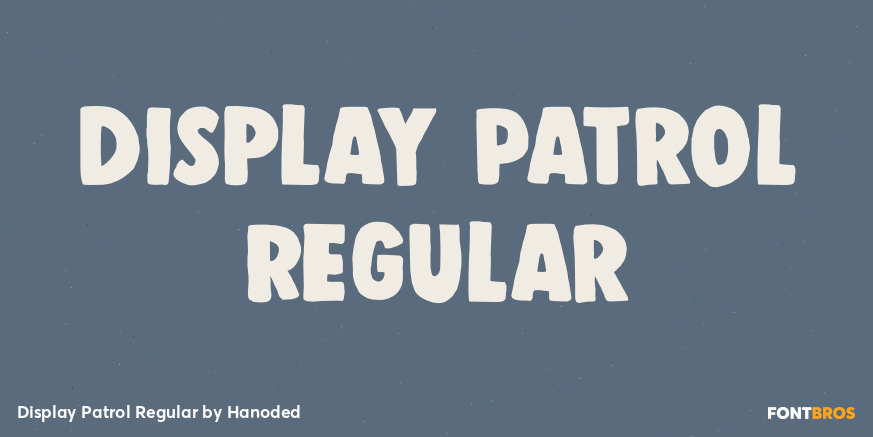 Display Patrol Regular Poster