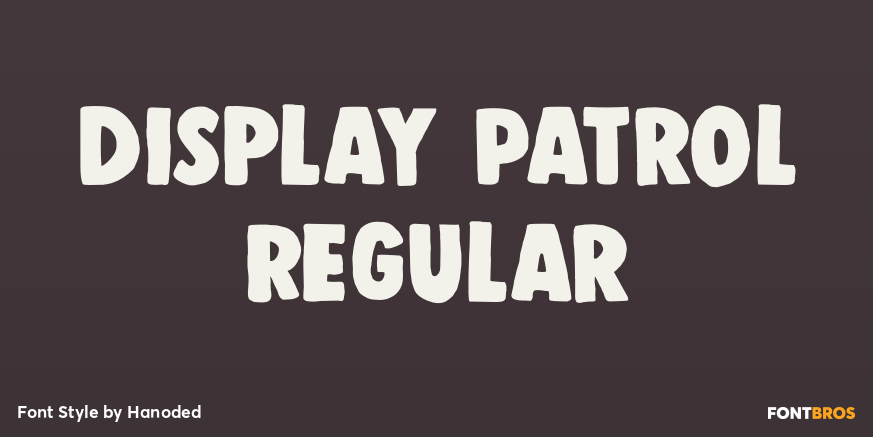 Display Patrol Regular Poster