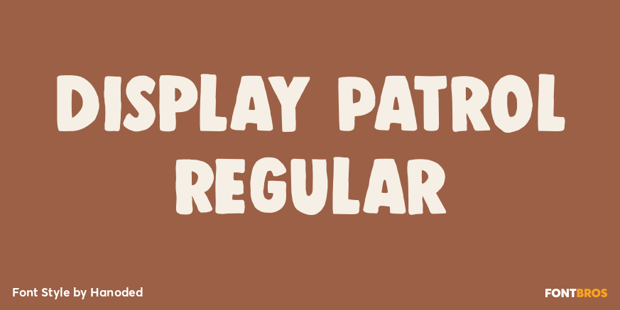 Display Patrol Regular Poster