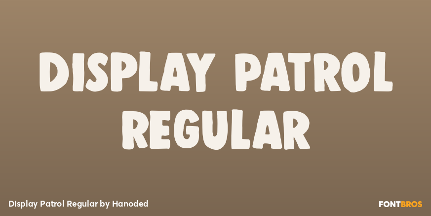 Display Patrol Regular Poster