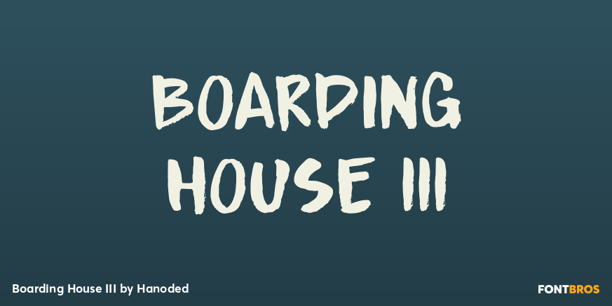 Boarding House III Poster