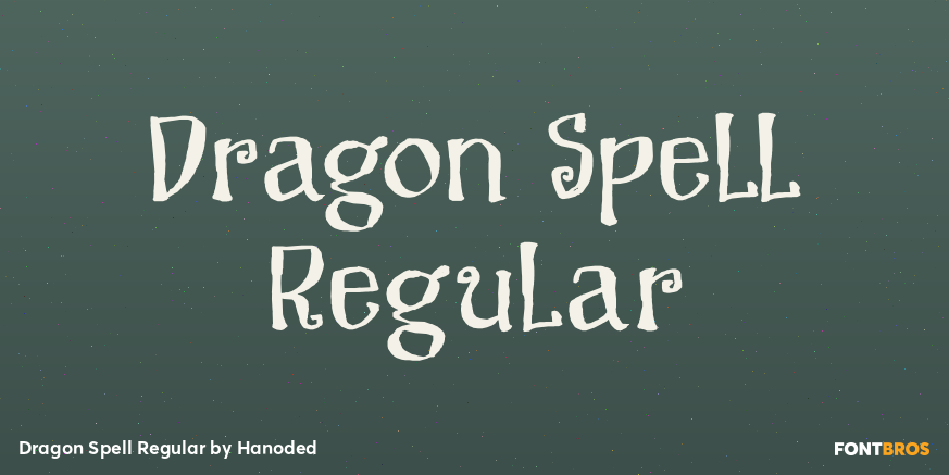 Dragon Spell Regular Font Poster #1