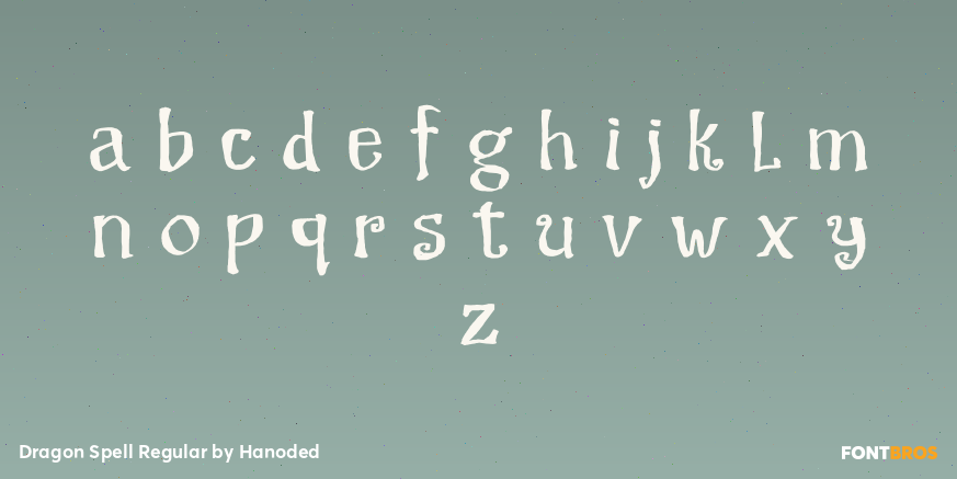 Dragon Spell Regular Font Poster #3