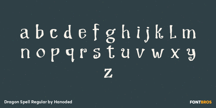 Dragon Spell Regular Font Poster #1