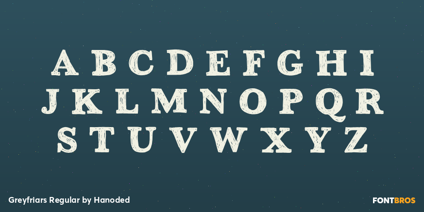Greyfriars Regular Font Poster #3