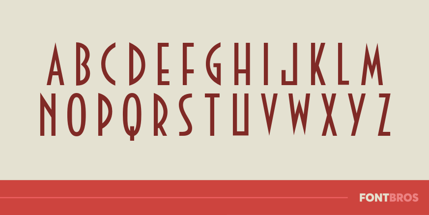 Guest Check Font Poster #2