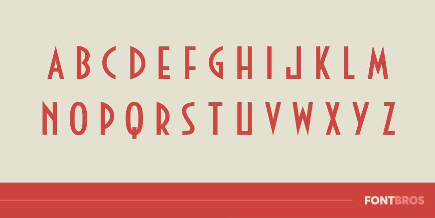 Guest Check Font Poster #3